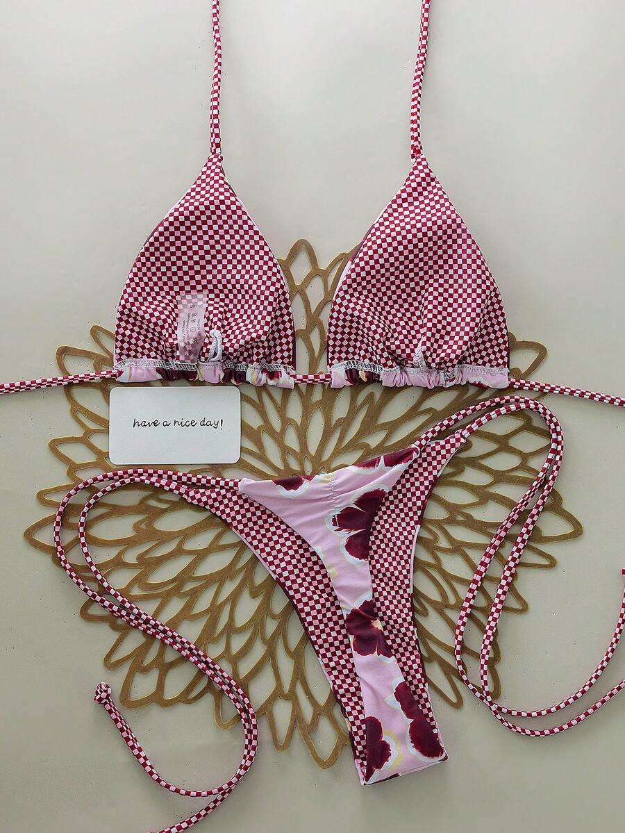 SHEIN DWUCZĘŚCIOWY STRÓJ KĄPIELOWY S09__M