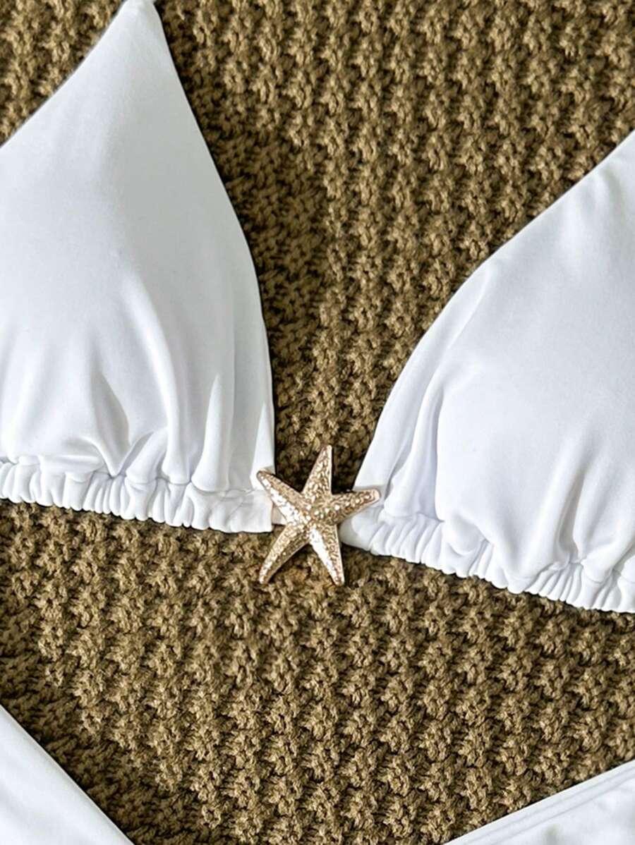 SHEIN DWUCZĘŚCIOWY KOSTIUM KĄPIELOWY BIKINI S09__XS