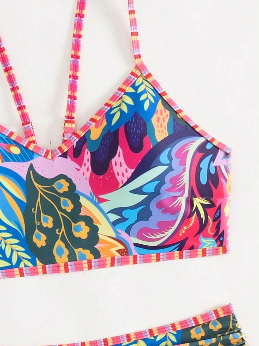 SHEIN DWUCZĘŚCIOWY STRÓJ KĄPIELOWY S09__M