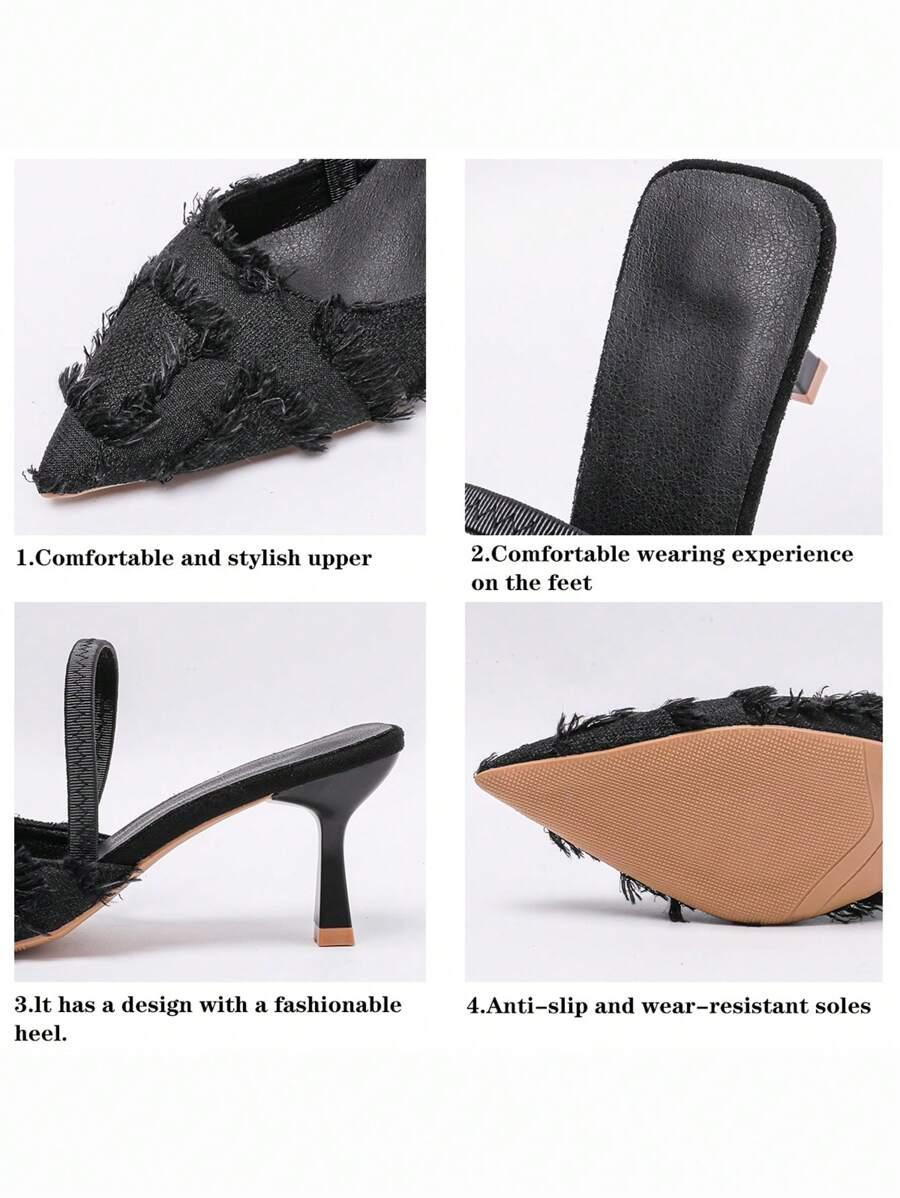 SHEIN CZARNE CZÓŁENKA SZPIC S06__38