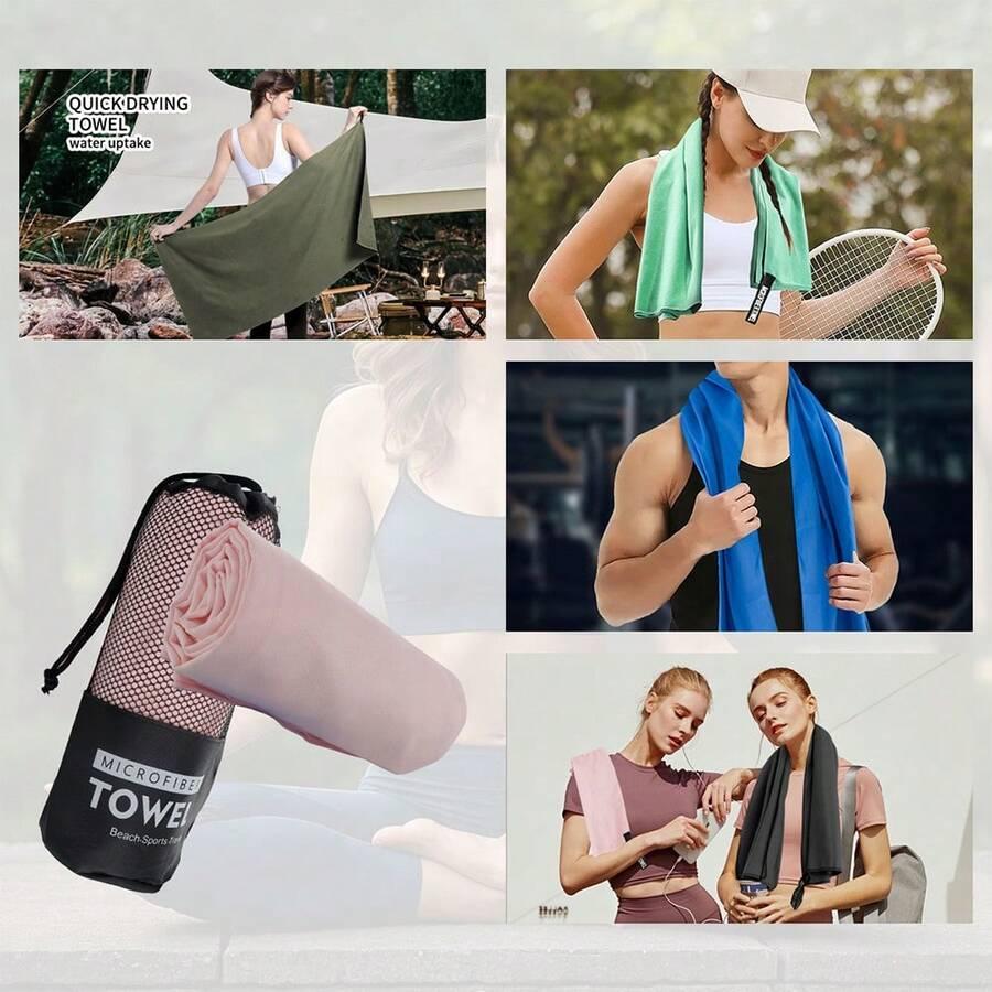 SHEIN RÓŻOWY RĘCZNIK SPORTOWY S07__40X80