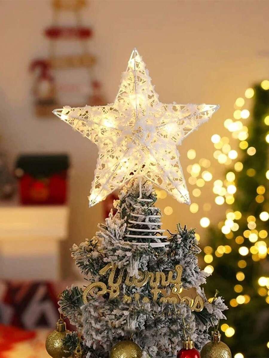 SHEIN GWIAZDA NA CZUBEK CHOINKI LED BDD__25CM