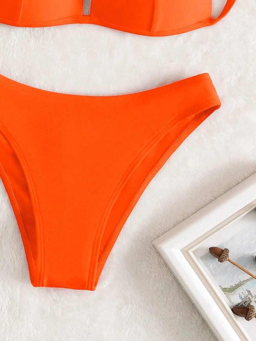 SHEIN DWUCZĘŚCIOWY STRÓJ KĄPIELOWY S09__M