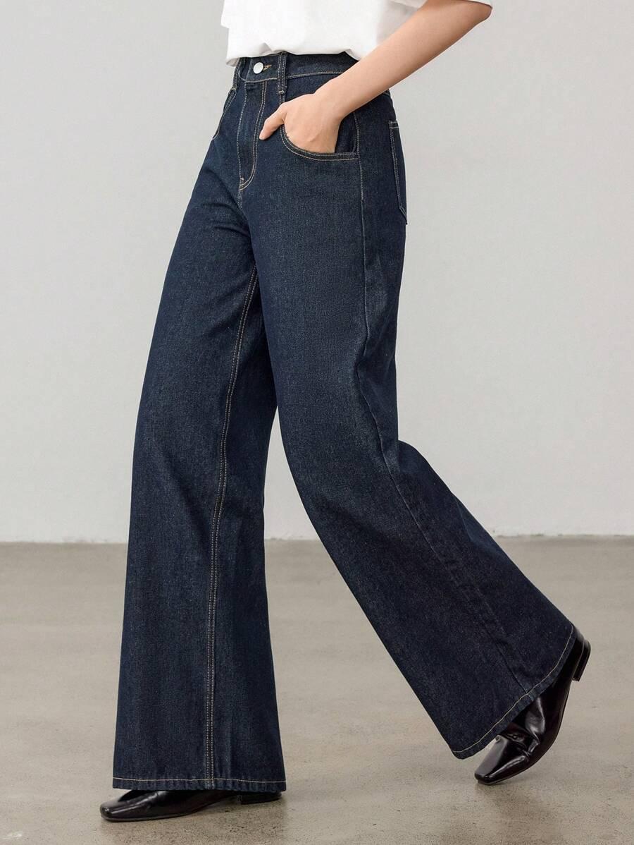 DAZY SPODNIE JEANS PROSTA NOGAWKA S06__M