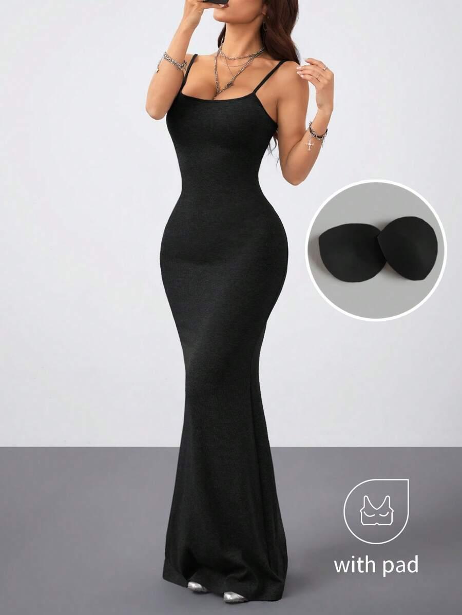 COOLANE CZARNA MAXI SUKIENKA S06__L