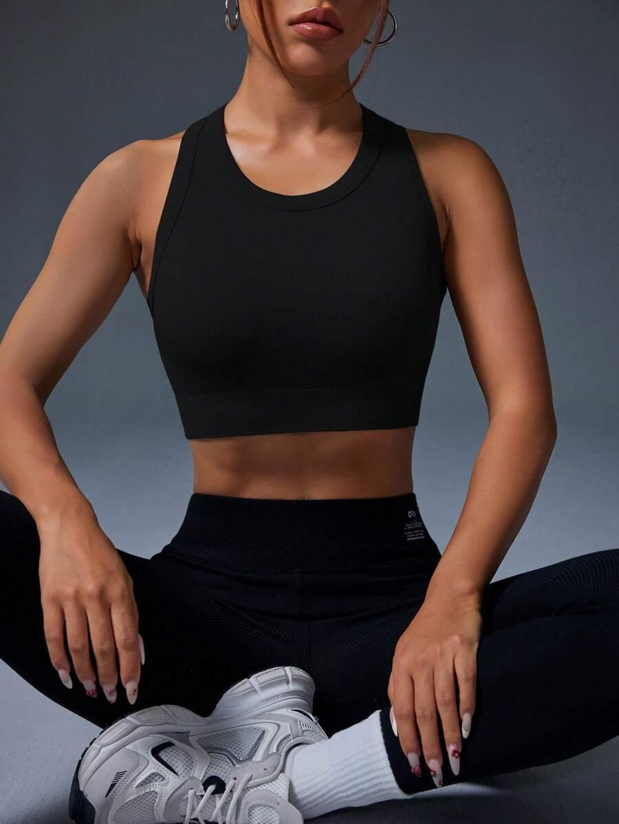 EASSIVO CZARNY TOP SPORTOWY S06__M