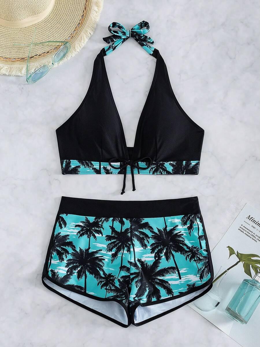 SHEIN DWUCZĘŚCIOWY STRÓJ KĄPIELOWY S09__XL