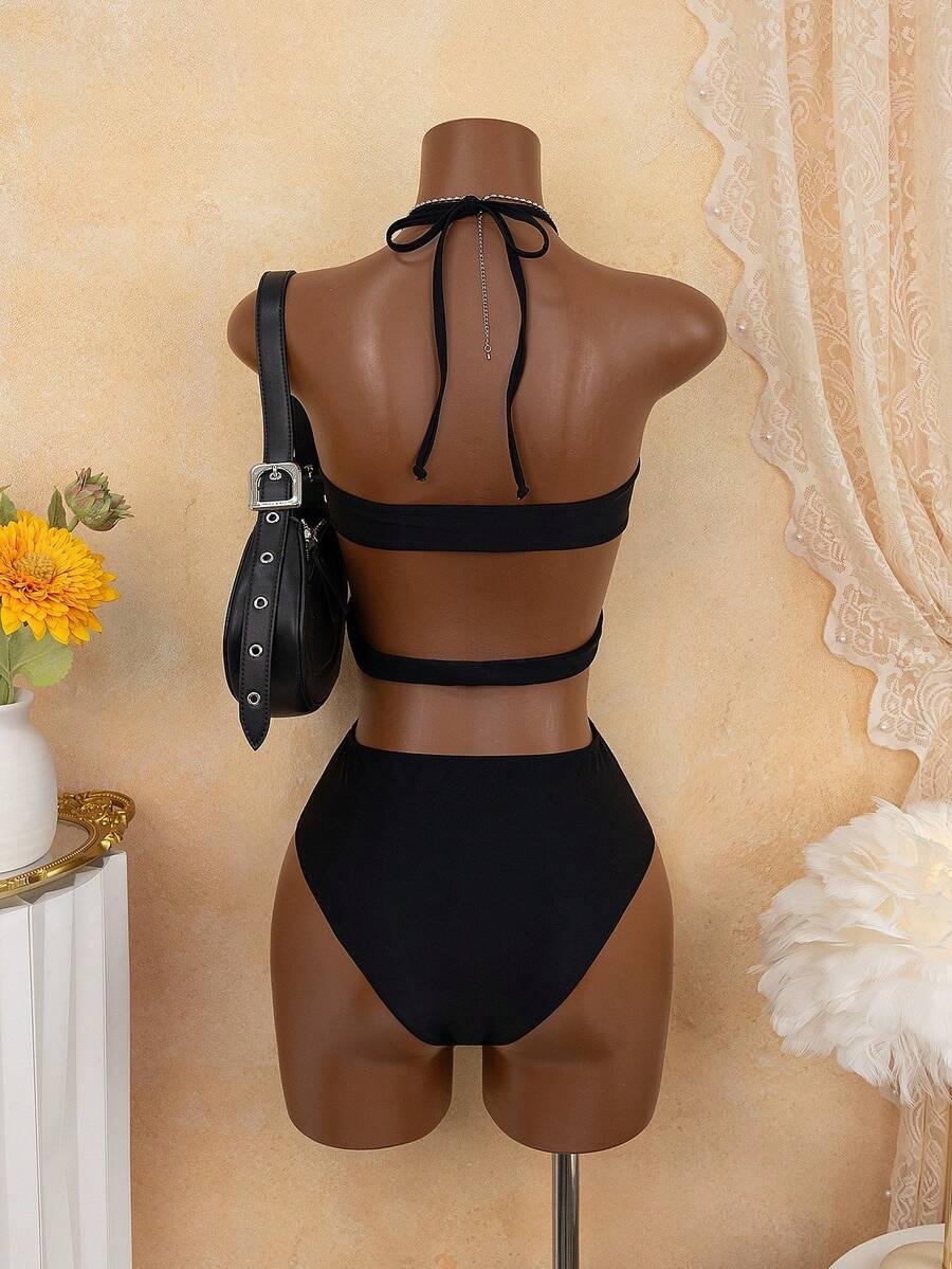 SHEIN JEDNOCZĘŚCIOWY STRÓJ KĄPIELOWY S09__M