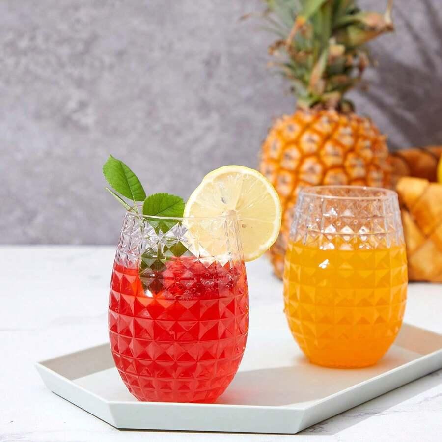 SHEIN PLASTIKOWA SZKLANKA NA NAPOJE S07__355ML