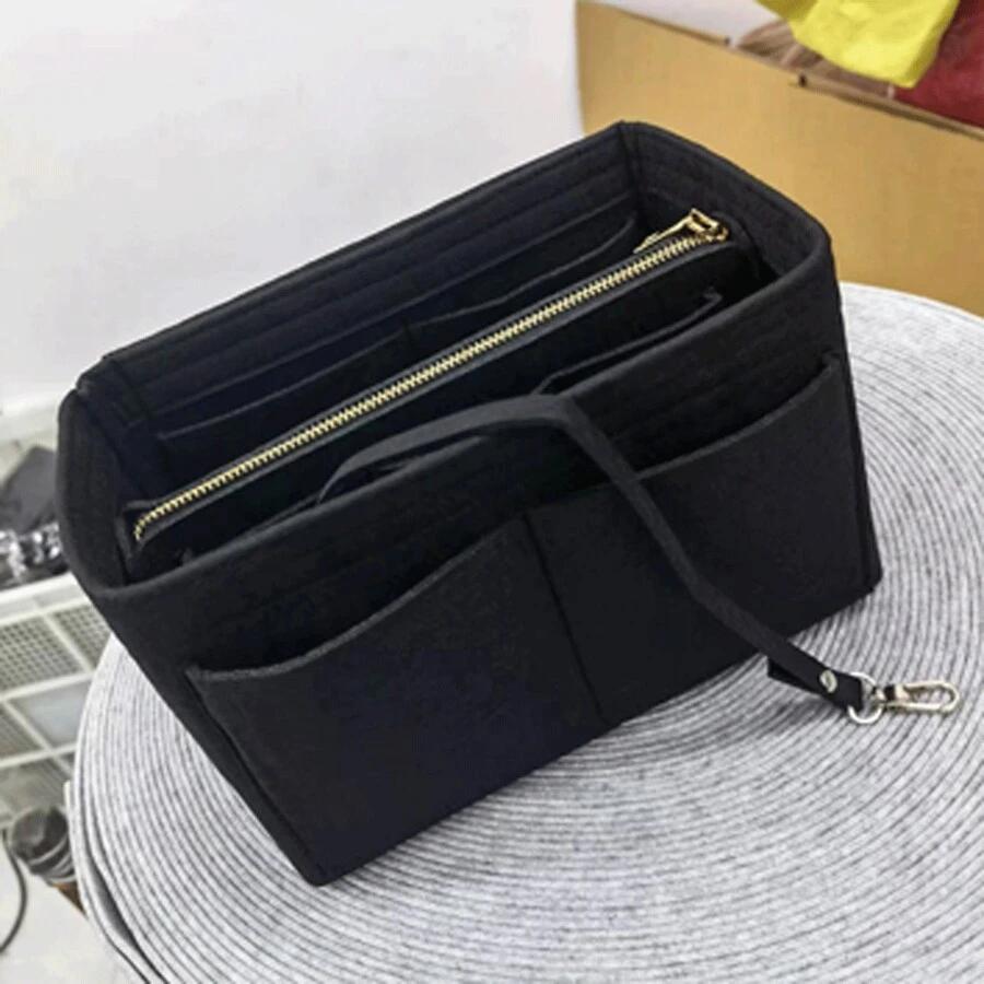 SHEIN CZARNA KOSMETYCZKA ZAMEK S07__34X17X18