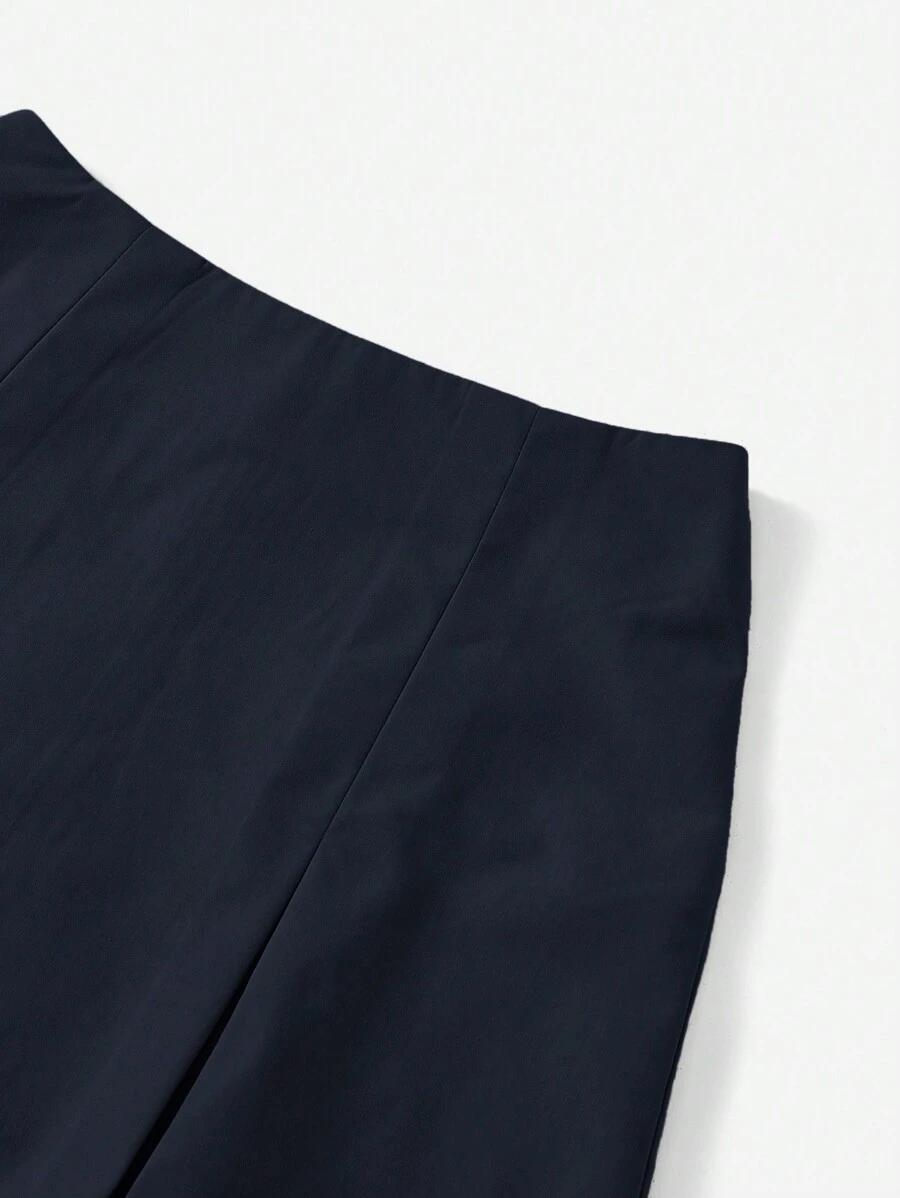SHEIN GRANATOWA MINI SPÓDNICA S06__S