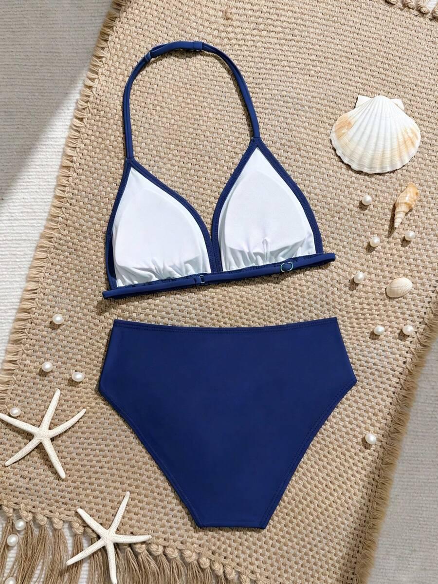 SHEIN DWUCZĘŚCIOWY STRÓJ KĄPIELOWY S09__140-146