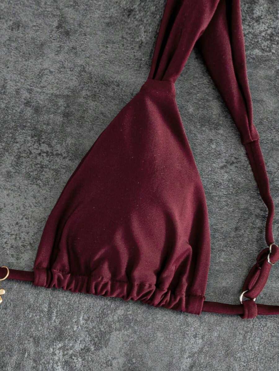 SHEIN DWUCZĘŚCIOWY STRÓJ KĄPIELOWY S09__L