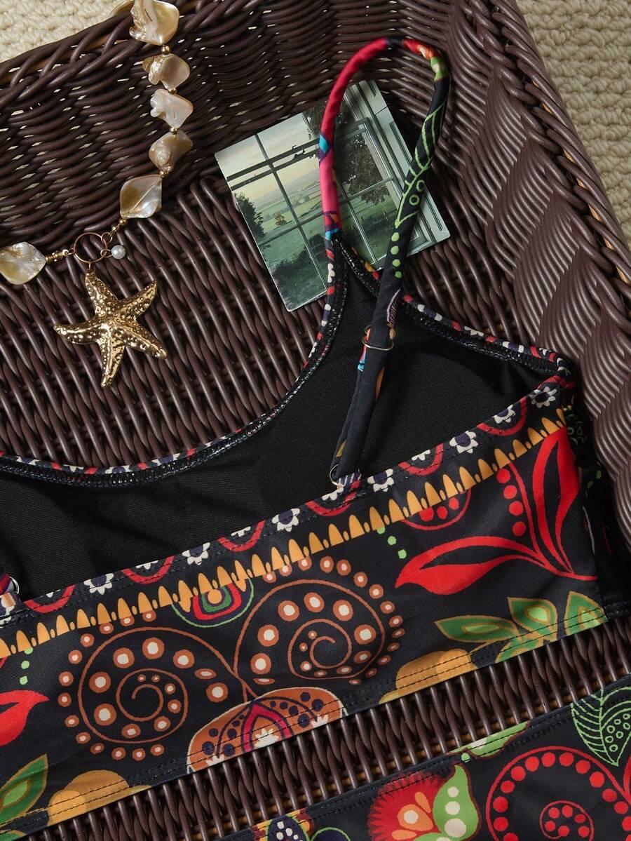 SHEIN DWUCZĘŚCIOWY STRÓJ KĄPIELOWY S09__XL