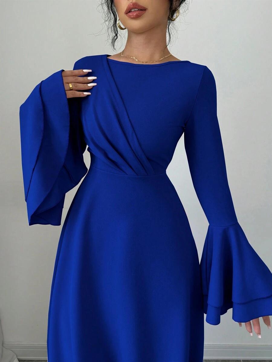 SHEIN CHABROWA MAXI SUKIENKA S06__S