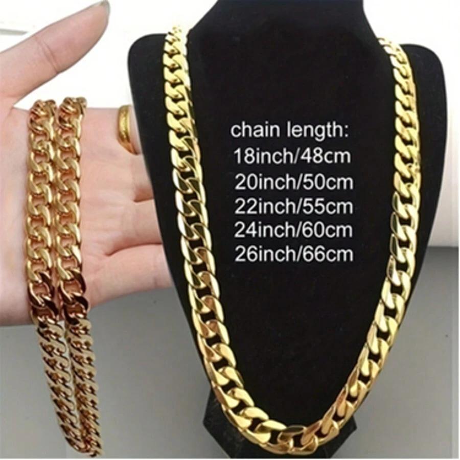 SHEIN ZŁOTY ŁAŃCUSZEK SPLOT S07__50CM