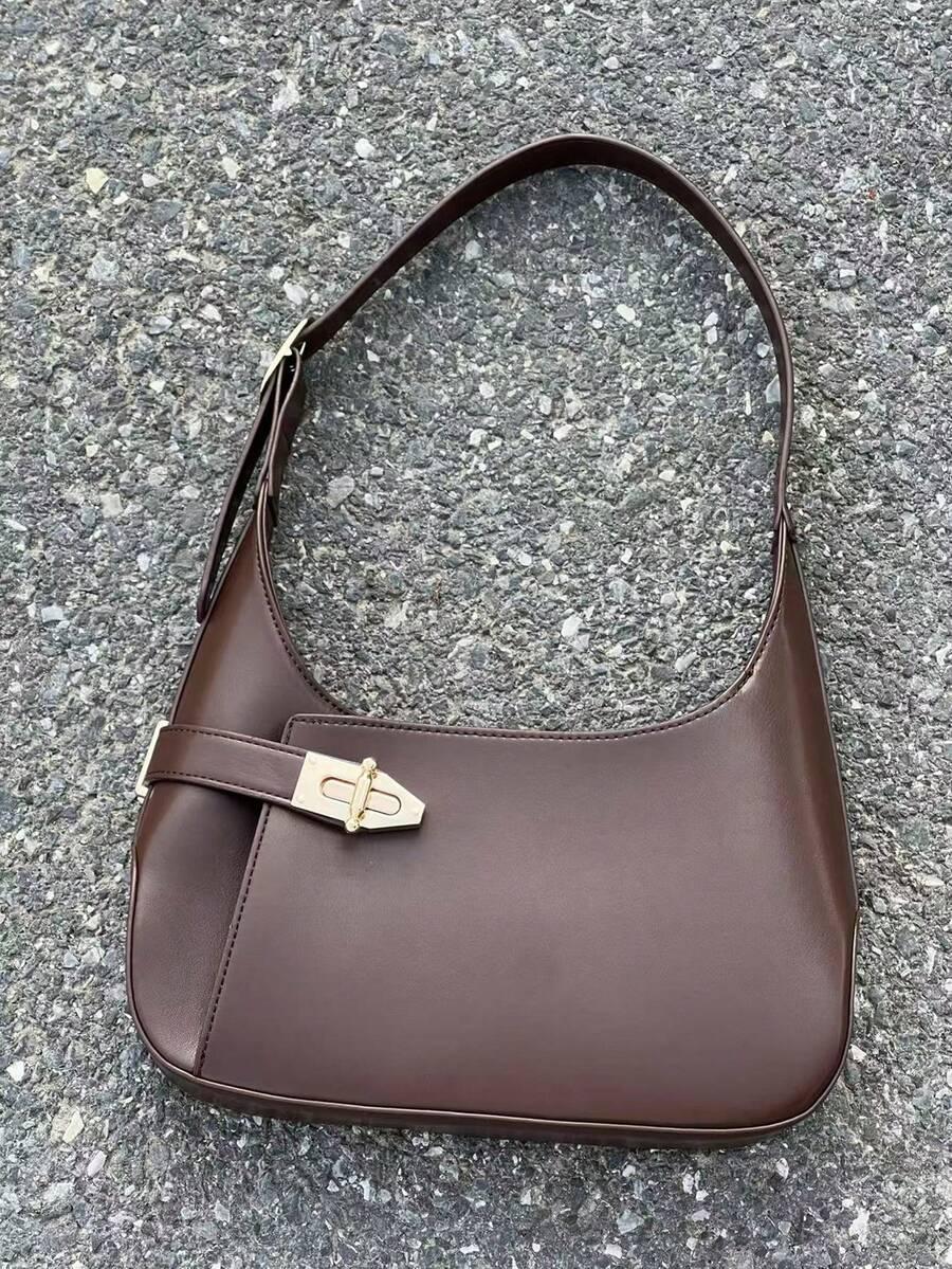 SHEIN BRĄZOWA TOREBKA NA RAMIĘ S07__28X15CM