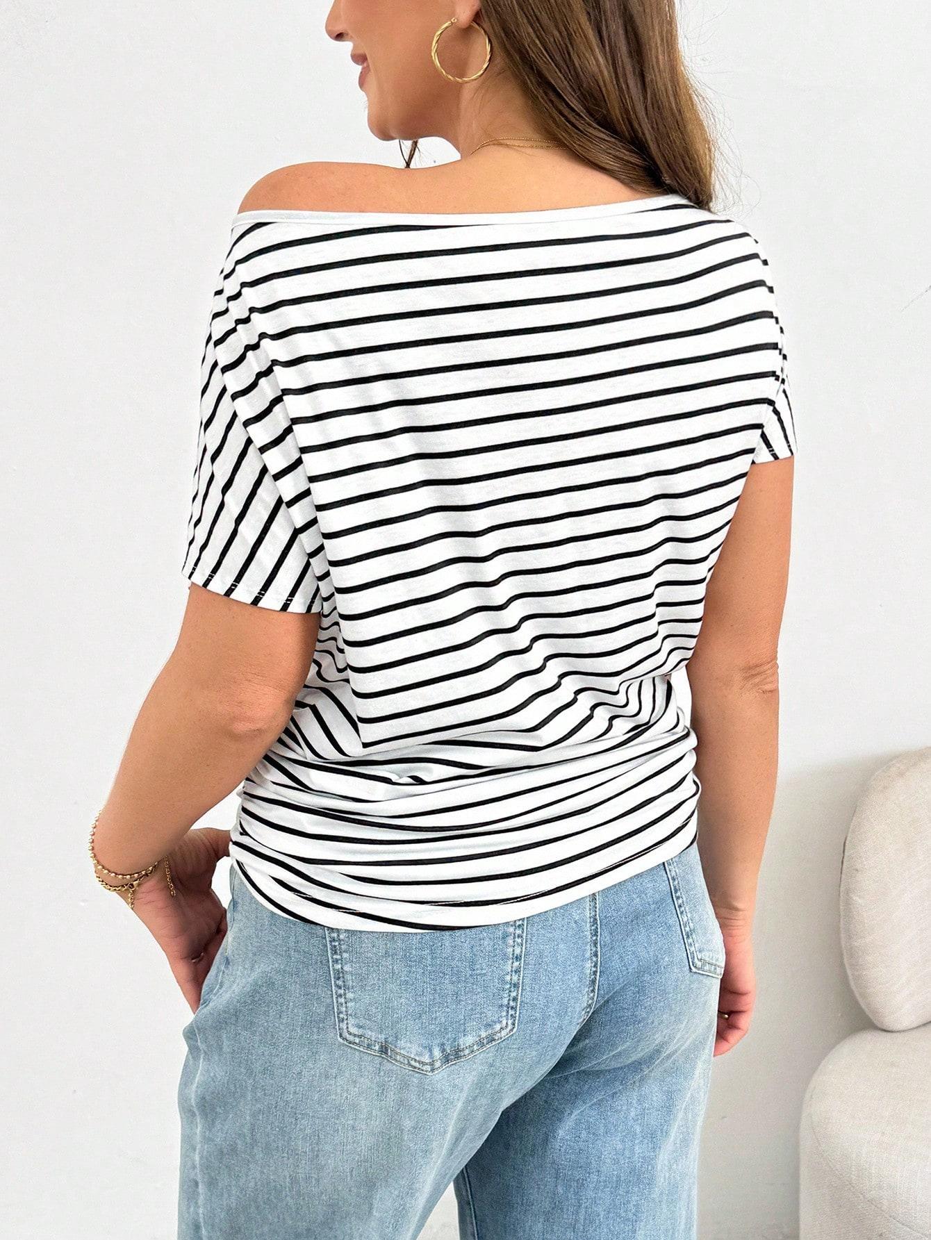 SHEIN BLUZKA ASYMETRYCZNY DEKOLT S06__46