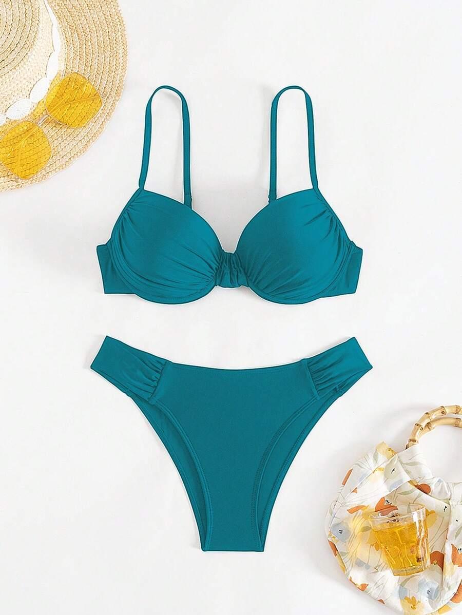 SHEIN DWUCZĘŚCIOWY STRÓJ KĄPIELOWY S09__S