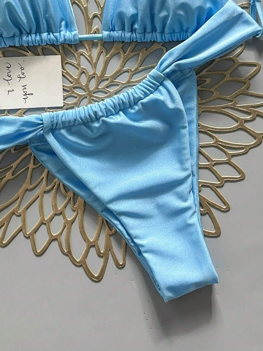 SHEIN DWUCZĘŚCIOWY STRÓJ KĄPIELOWY S09__L