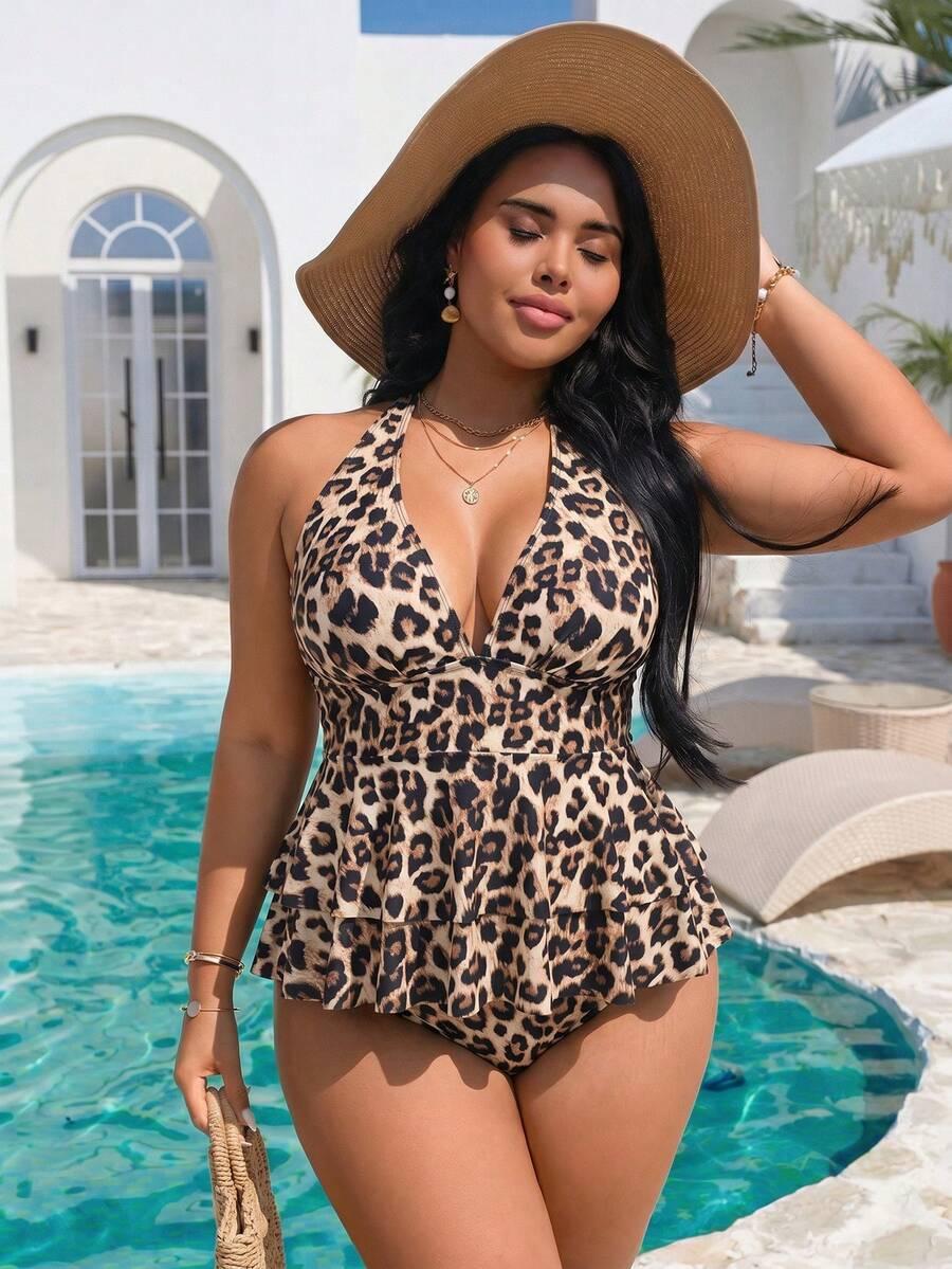SWIM VCAY DWUCZĘŚCIOWY STRÓJ KĄPIELOWY ANIMAL PRINT S09__48