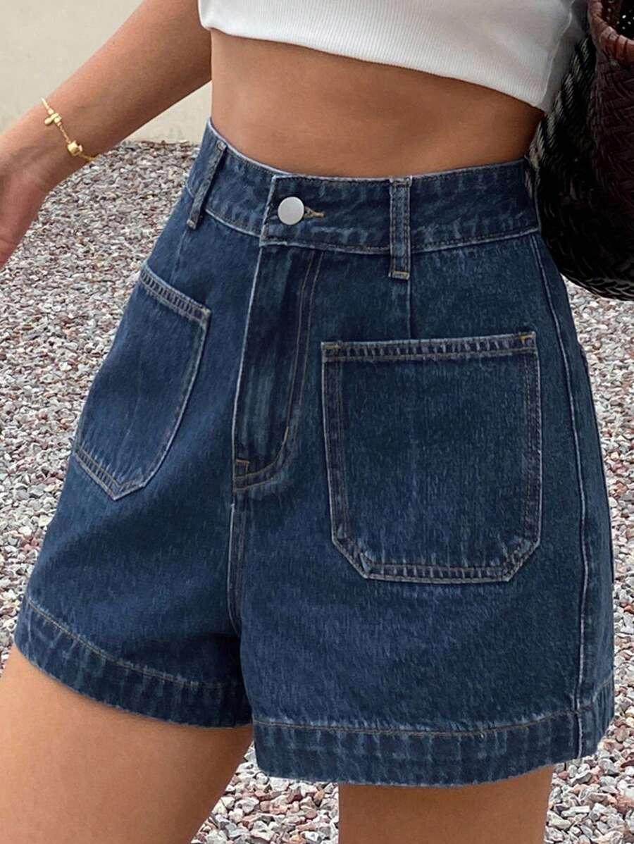 DAZY NIEBIESKIE SPODENKI JEANS S06__S