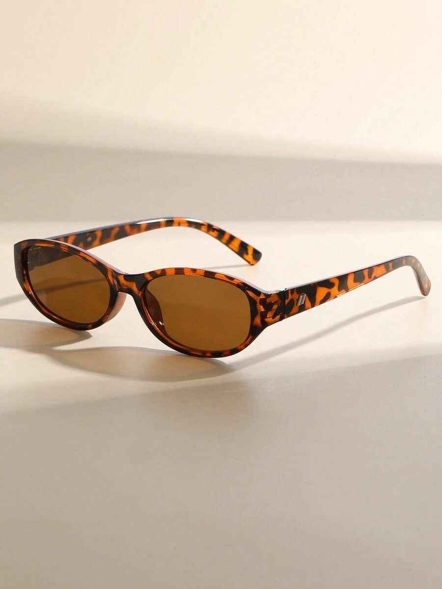 SHEIN OKULARY PRZECIWSŁONECZNE ANIMAL PRINT S07