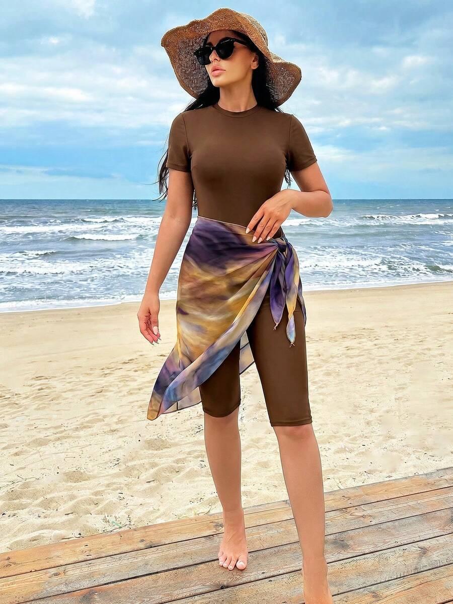 SWIM SHAYNI DWUCZĘŚCIOWY STRÓJ KĄPIELOWY PAREO KOMPLET S09__L