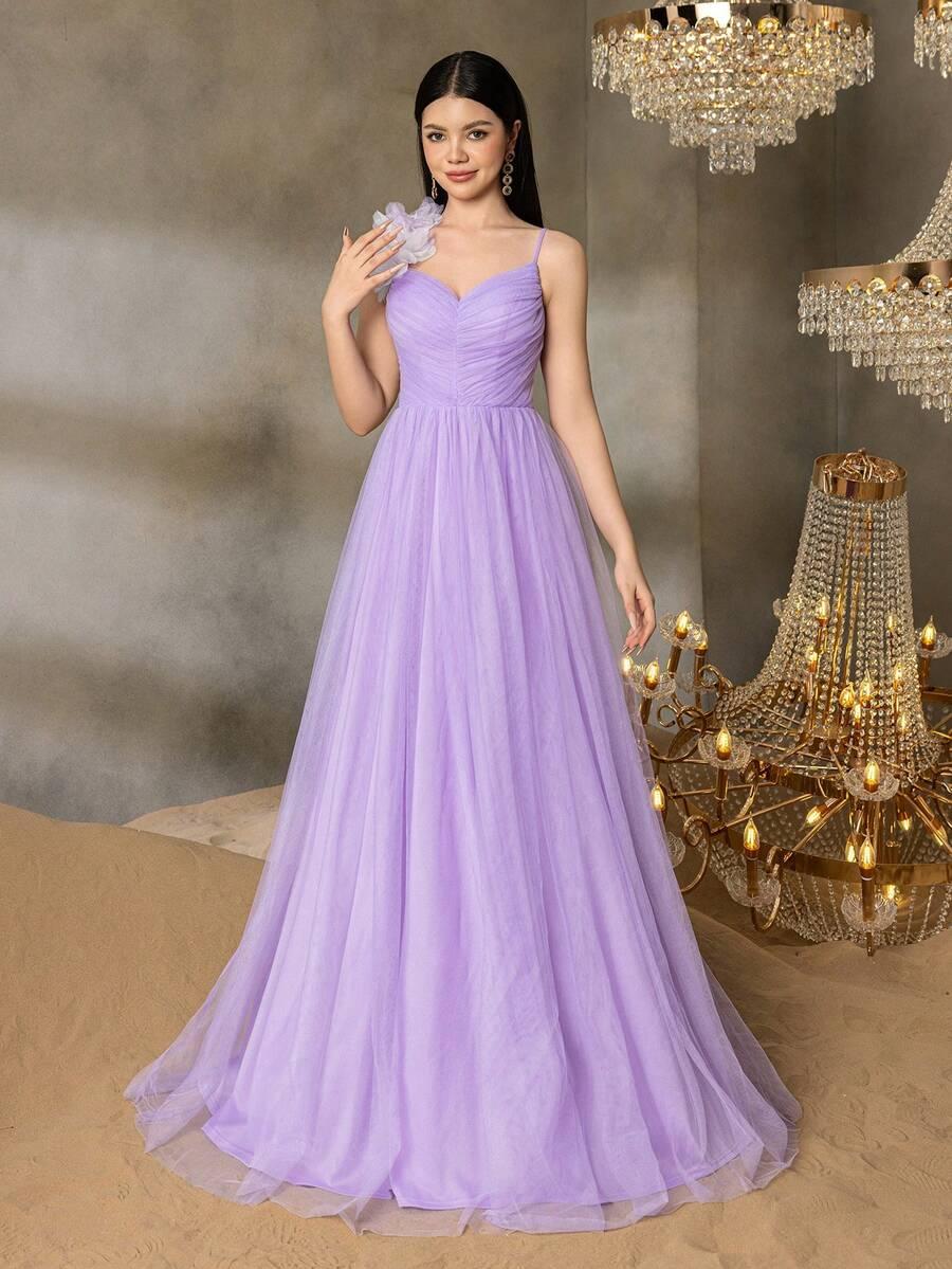 SHEIN FIOLETOWA SUKIENKA TIUL S06__162/166