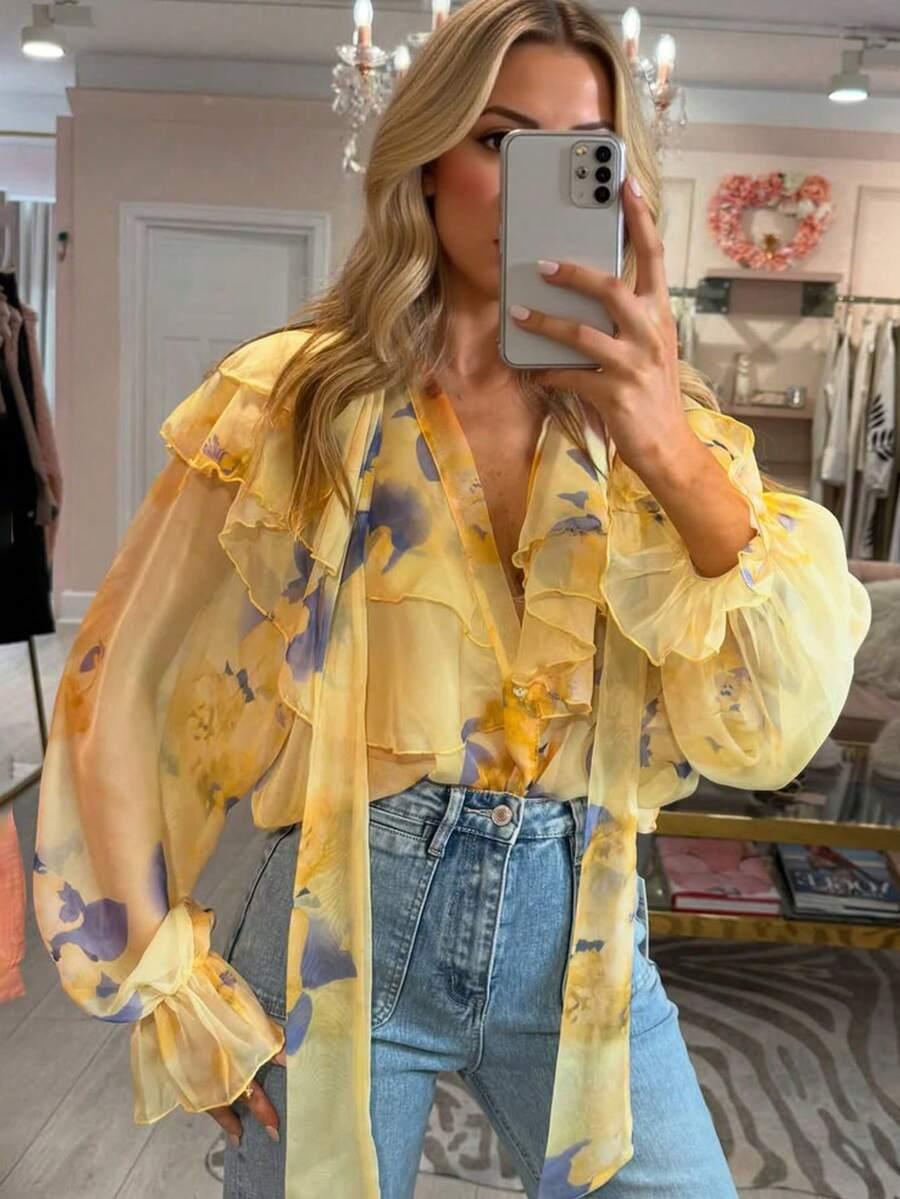 SHEIN BLUZKA DŁUGI RĘKAW S06__M