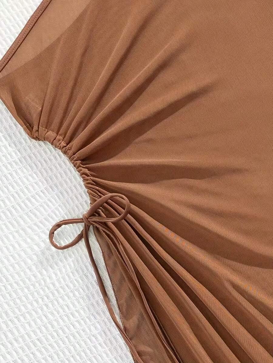 SHEIN DWUCZĘŚCIOWY STRÓJ KĄPIELOWY NARZUTKA KOMPLET S09__S