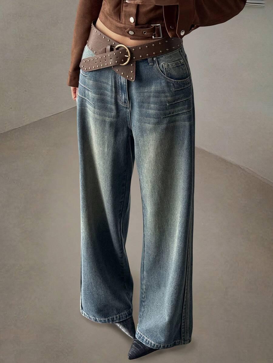 LIVESSO SPODNIE JEANS WYSOKI STAN S06__M