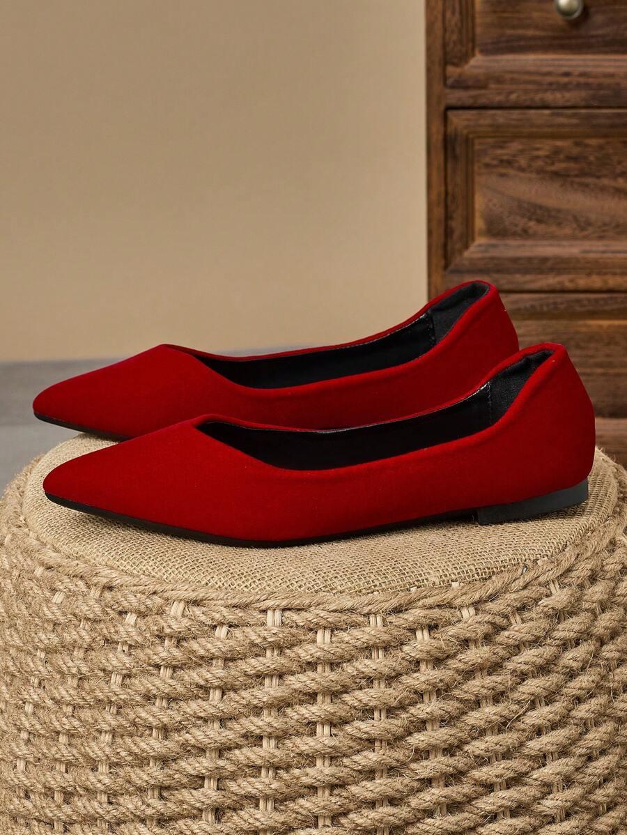 SHEIN CZERWONE BALERINY SZPIC S06__39