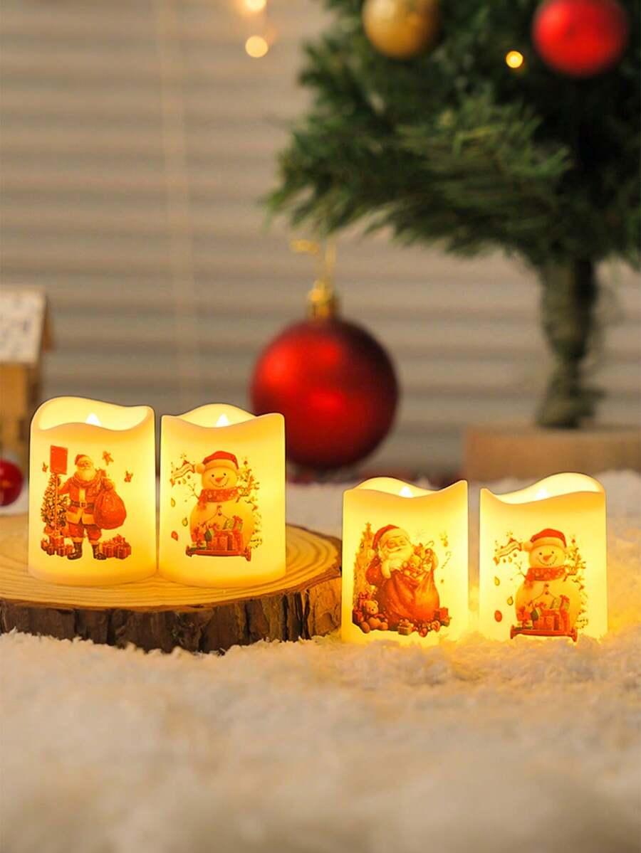 SHEIN DEKORACYJNE LAMPKI LED MOTY ŚWIĄTECZNY BDD__3,5X4CM