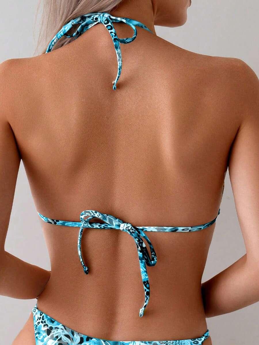 SWIM VCAY DWUCZĘŚCIOWY KOSTIUM KĄPIELOWY BIKINI KOMPLET ZDOBIENIE S09__S