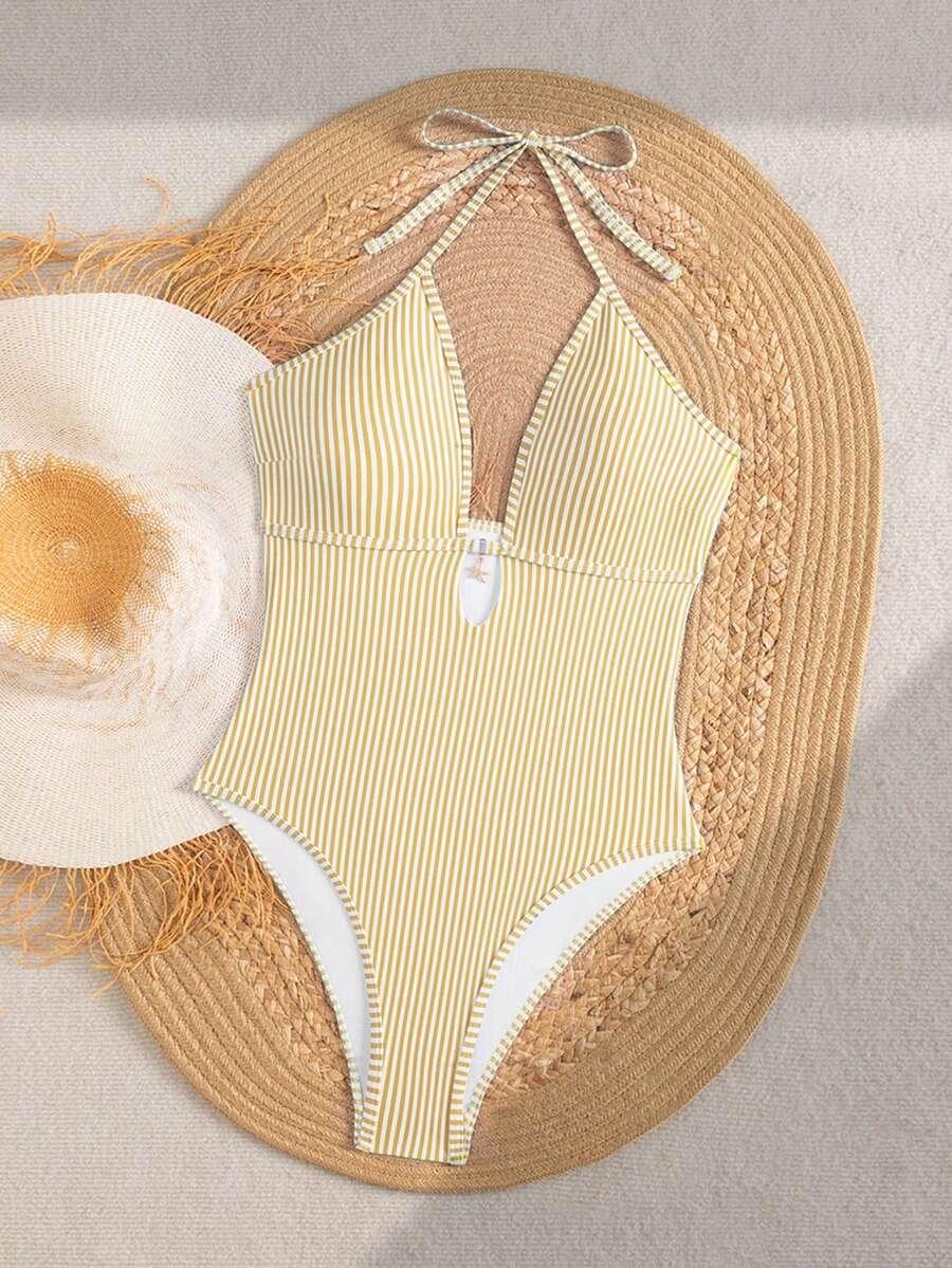 SHEIN JEDNOCZĘŚCIOWY STRÓJ KĄPIELOWY S09__XS