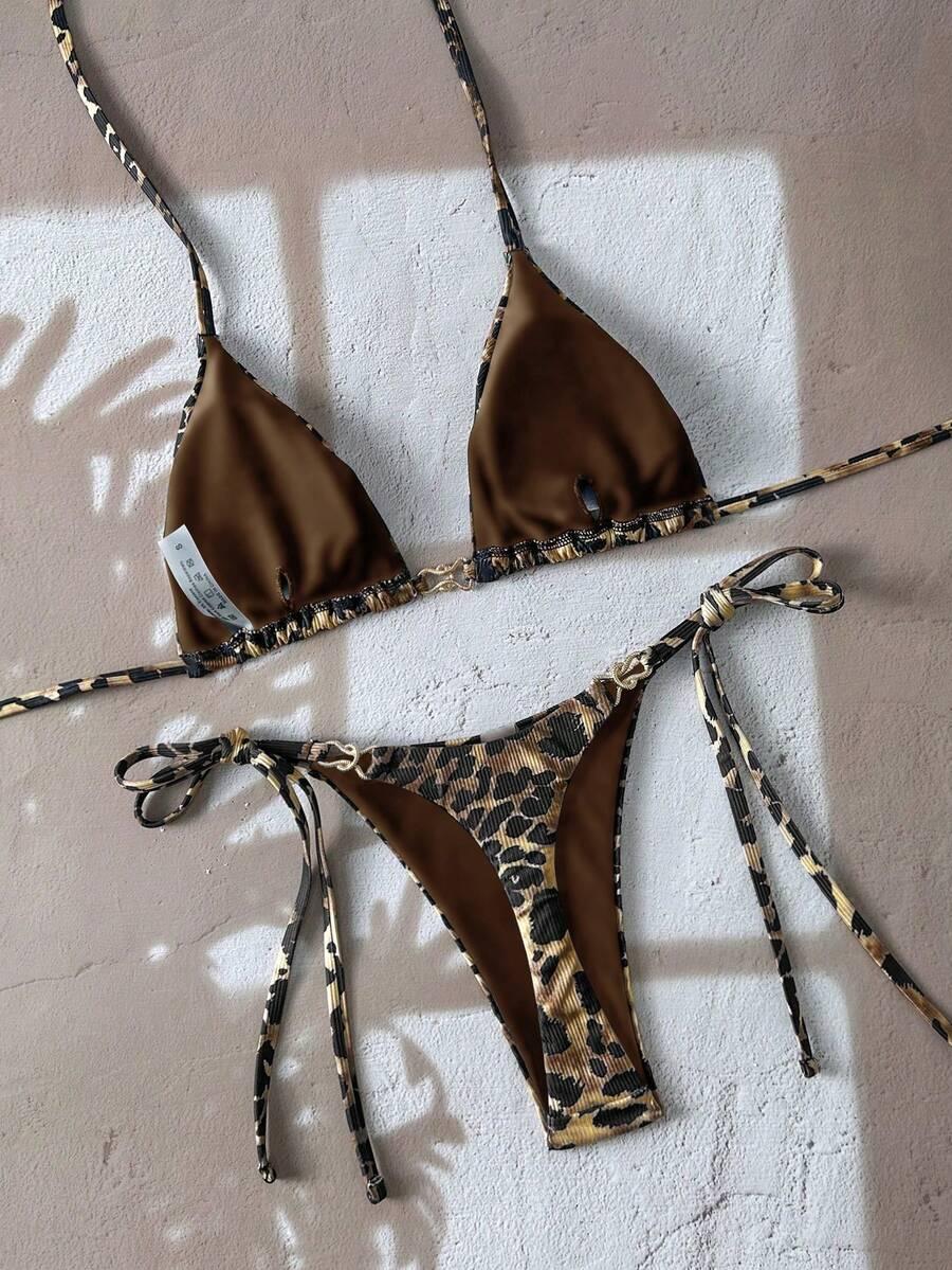 SWIM VCAY DWUCZĘŚCIOWY STRÓJ KĄPIELOWY ANIMAL PRINT