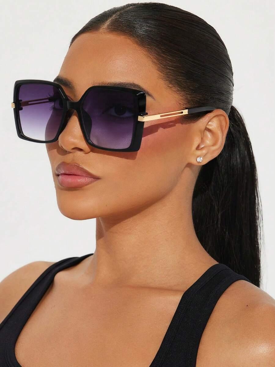 SHEIN FIOLETOWE OKULARY PRZECIWSŁONECZNE