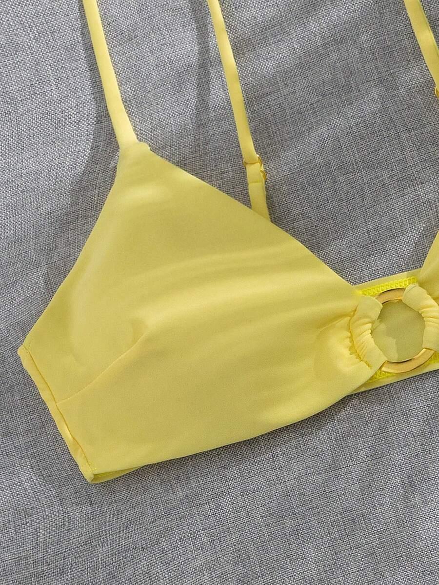 SHEIN DWUCZĘŚCIOWY STRÓJ KĄPIELOWY S09__XL