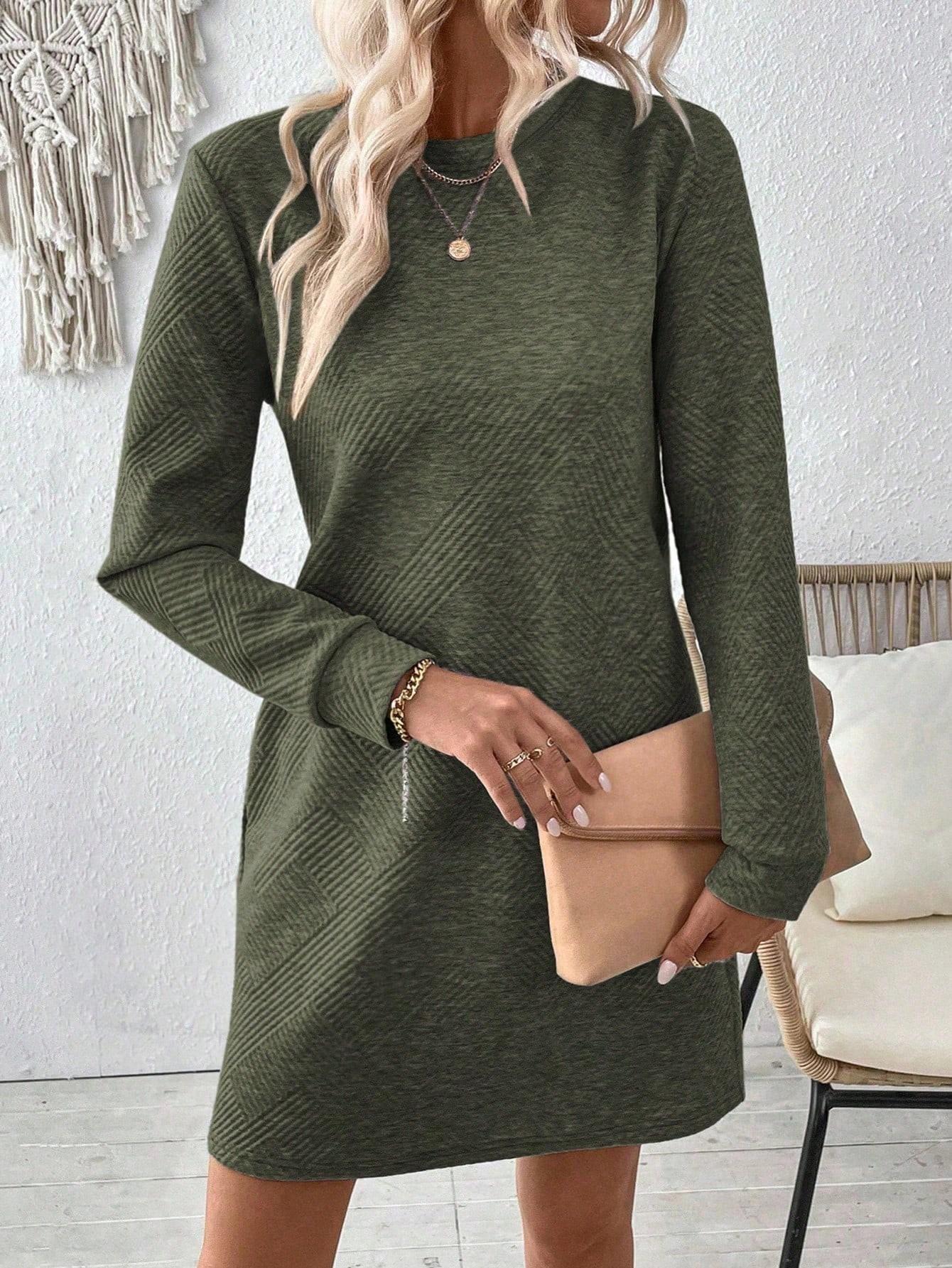 SHEIN ZIELONA MINI SUKIENKA S06__48