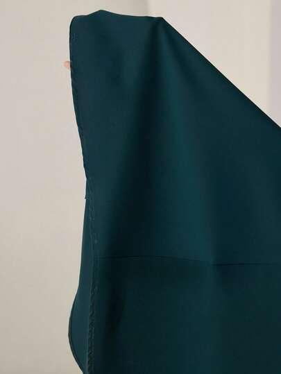 SHEIN ZIELONA MAXI SUKIENKA ZDOBIENIE S06__M