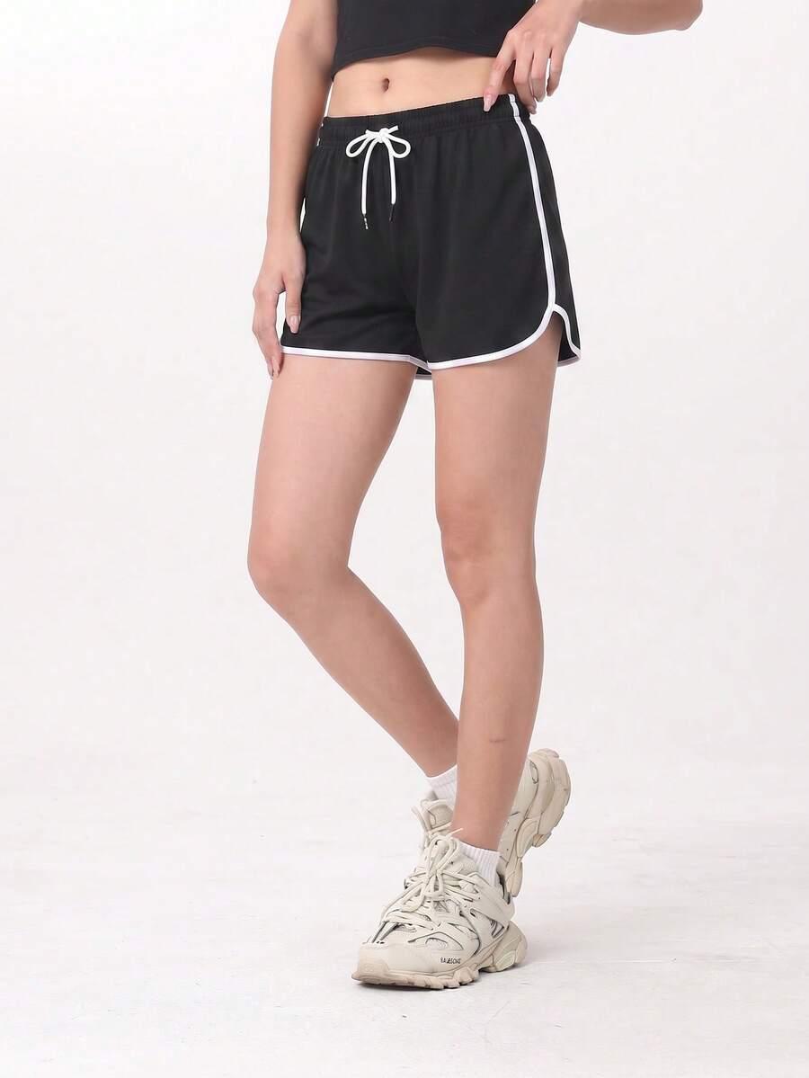 SHEIN CZARNE KRÓTKIE SPODENKI S06__XXL