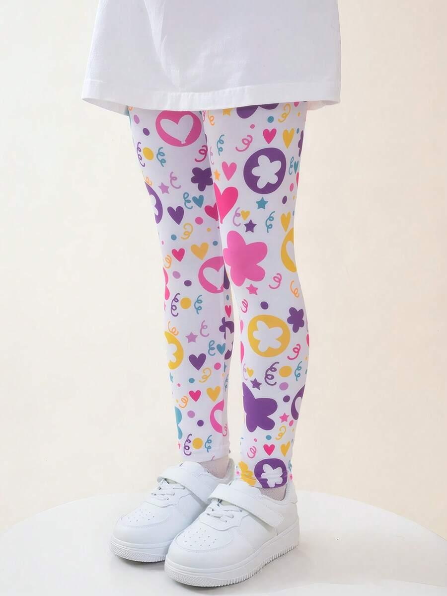 SHEIN KOMPLET LEGGINSY MIX WZORÓW 6-PACK S06__110