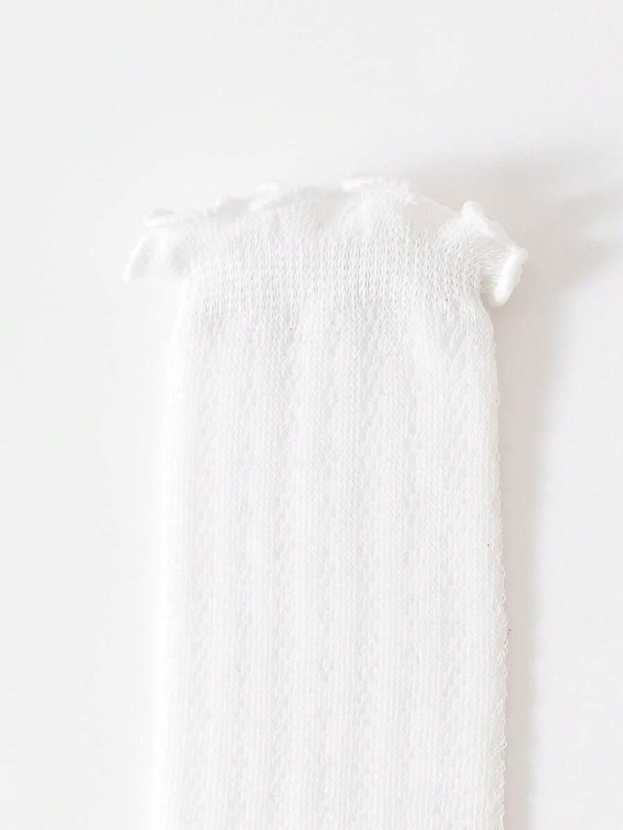 SHEIN BIAŁE SKARPETKI FALBANA S07__17-19