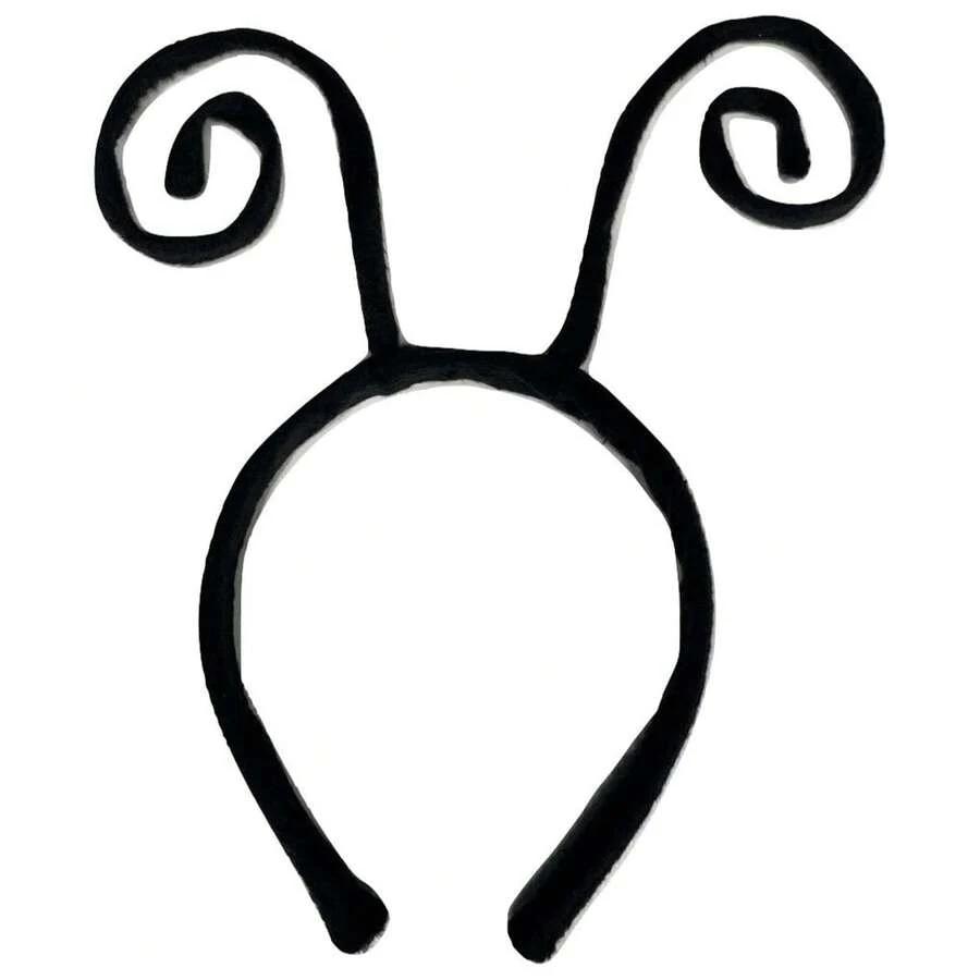 SHEIN CZARNA OPASKA NA GŁOWĘ KOSTIUM S07