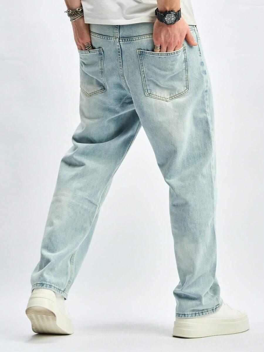 SHEIN NIEBIESKIE SPODNIE JEANS S06__XS