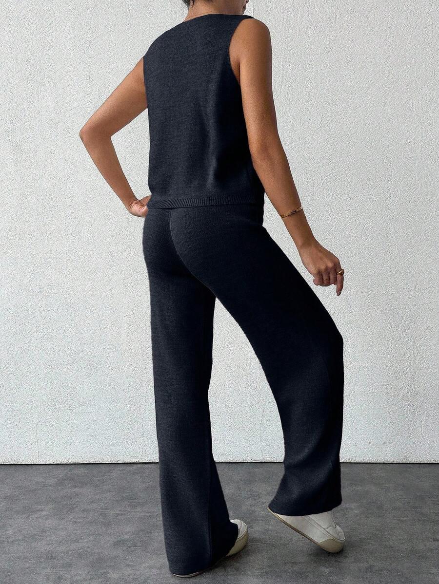 SHEIN KOMPLET KAMIZELKA SPODNIE S06__M