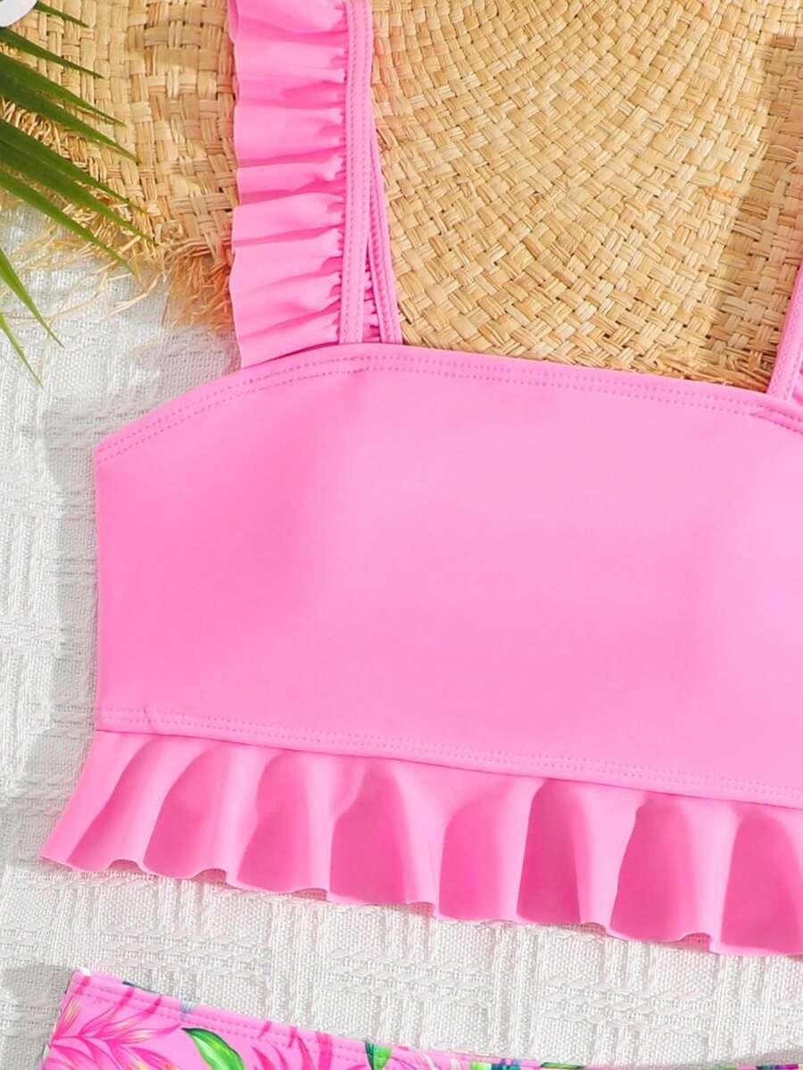 SHEIN DWUCZĘŚCIOWY STRÓJ KĄPIELOWY S09__134/140