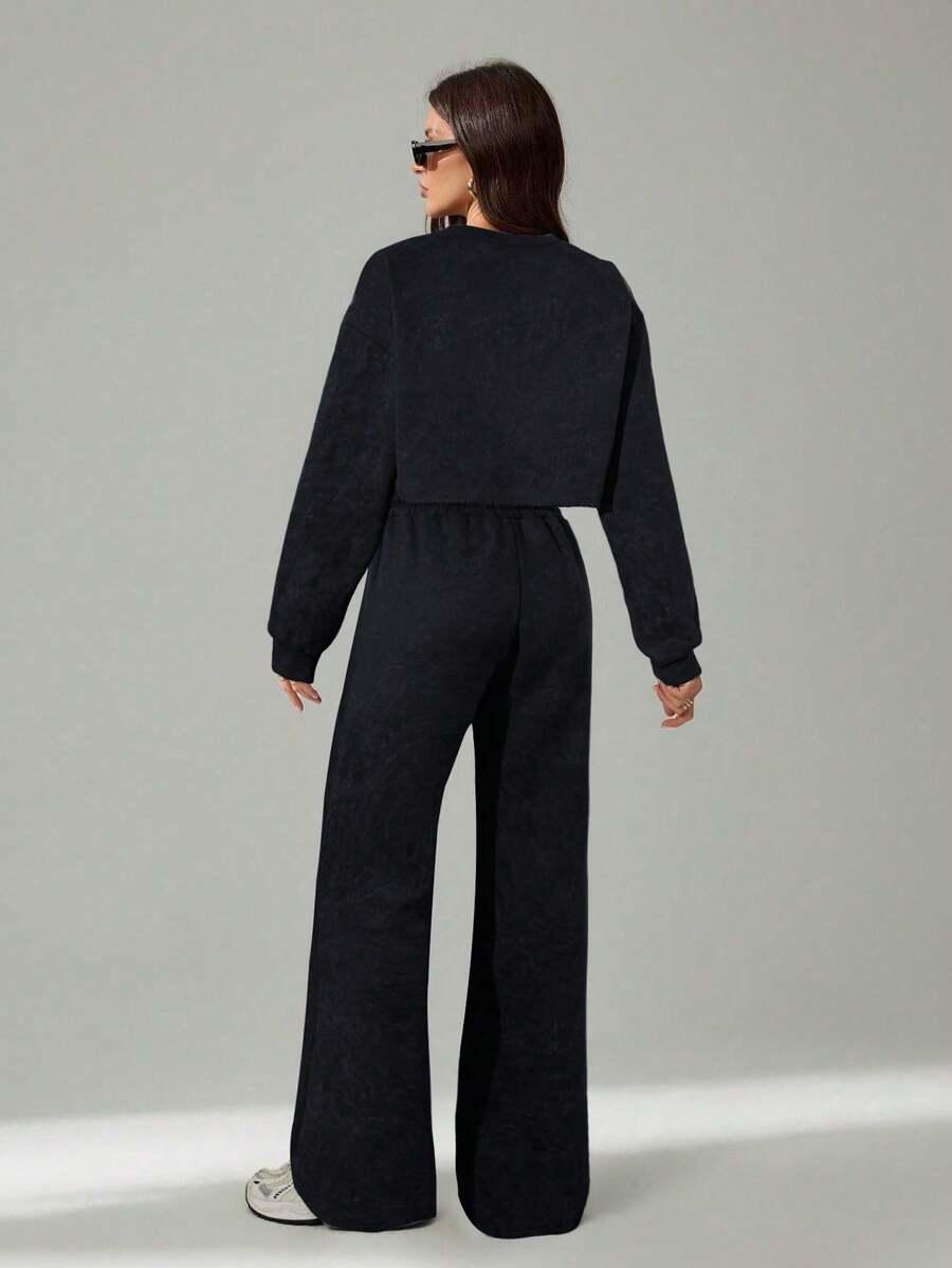 SHEIN CZARNY KOMPLET DRESOWY S06__S