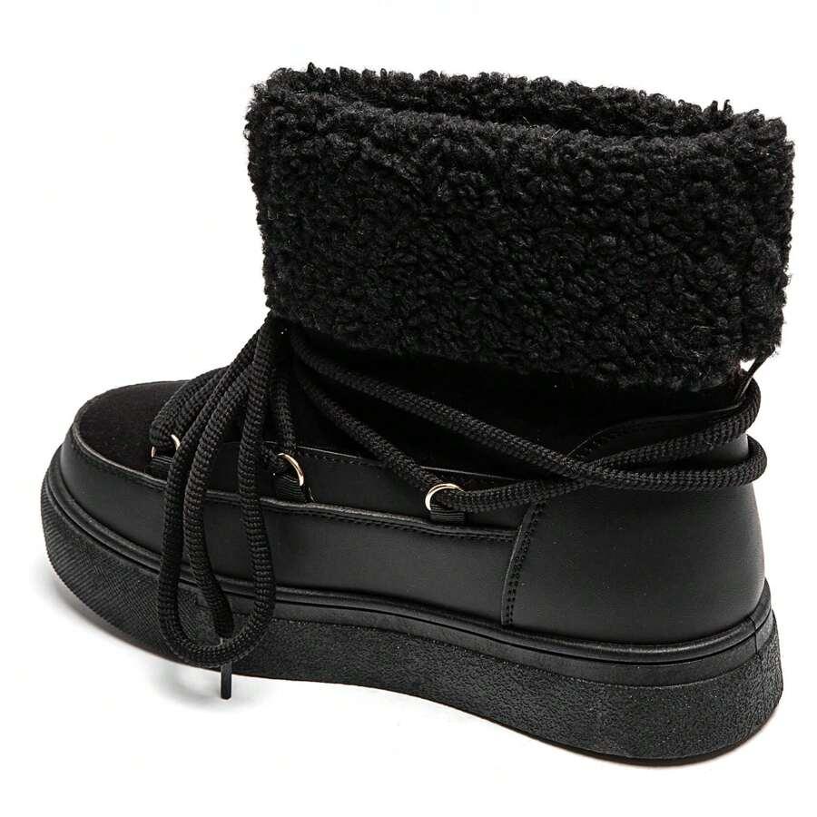 SHEIN CZARNE ŚNIEGOWCE MIŚ W01__39